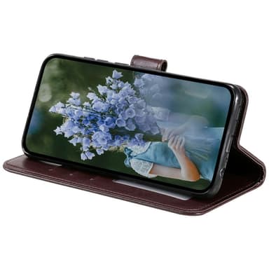 SKALO Xiaomi Redmi Note 14 5G Mandala Lompakkokotelo - Ruskea