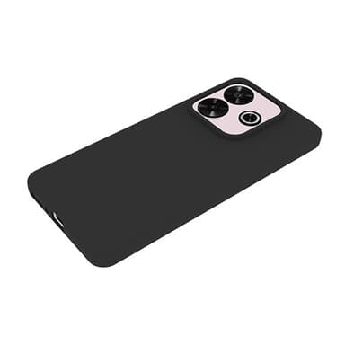 SKALO Xiaomi Redmi Note 14 5G Mattamusta Ultrahohut TPU Suojakuori - Musta