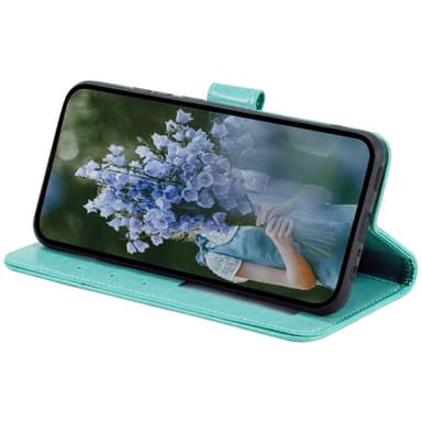 SKALO Xiaomi Redmi Note 14 5G Mandala Lompakkokotelo - Turkoosi