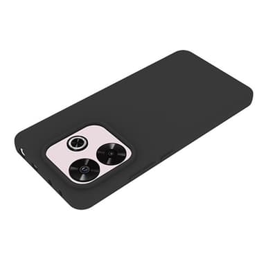 SKALO Xiaomi Redmi Note 14 5G Mattamusta Ultrahohut TPU Suojakuori - Musta