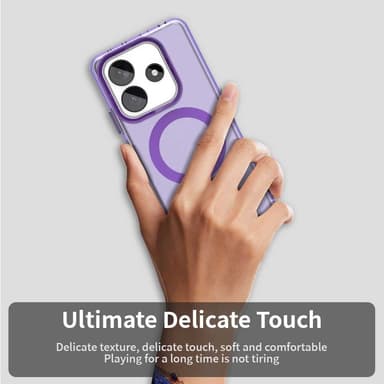 SKALO Xiaomi Redmi Note 14 5G Candy Series Hybrid Suojakuori - Violetti