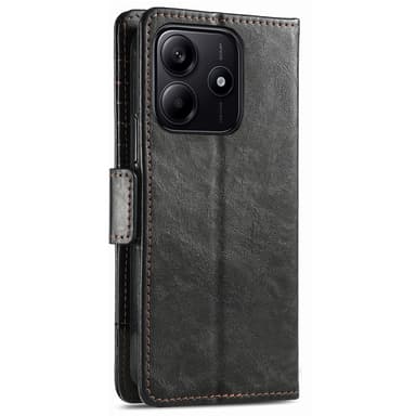 SKALO Xiaomi Redmi Note 14 5G CASENEO 002 Premium Lompakkokotelo - Musta