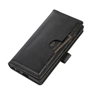 SKALO Samsung S24 Ultra Big Wallet Lompakkokotelo - Musta