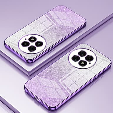 SKALO OnePlus 13 Electroplating Glitter Suojakuori - Violetti