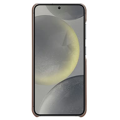 SKALO Samsung S25 PU-Nahkainen Kortholderi Suojakuori - Ruskea