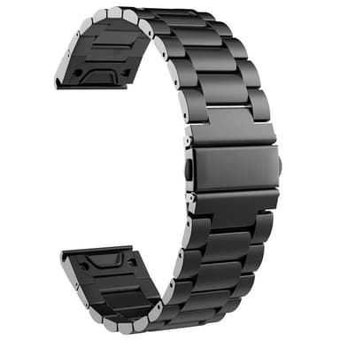 Kellon ranneke ruostumatonta terästä Garmin Tactix 8 (47mm) - Musta