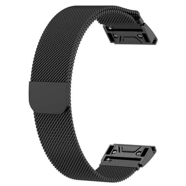 Milanese kellon ranneke Garmin Tactix 8 (51mm) - Musta