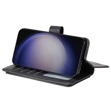 SKALO Samsung S24+ 10-lokeroa Lompakkokotelo - Musta