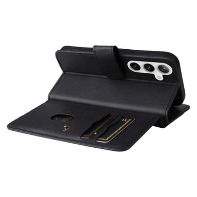 SKALO Samsung S24+ 10-lokeroa Lompakkokotelo - Musta