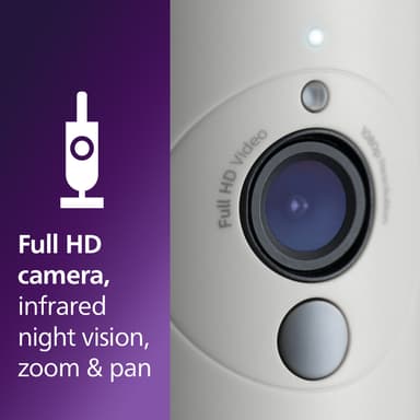 Philips Avent videoitkuhälytin SCD953/26 (valkoinen)