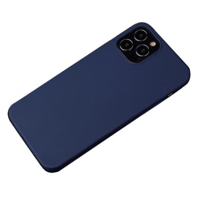 SKALO iPhone 15 Ultraohut TPU-kuori - Tummansininen
