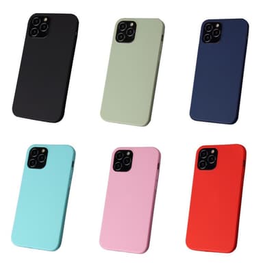 SKALO iPhone 15 Ultraohut TPU-kuori - Tummansininen