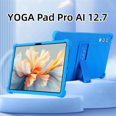 SKALO Lenovo Yoga Tab Plus Armor Silikoni Suojakuori - Musta