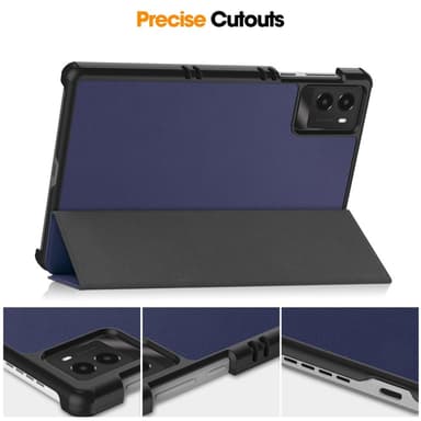 SKALO Lenovo Legion Tab 3rd Gen Trifold Kotelo - Tummansininen