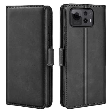 SKALO Asus Zenfone 12 Ultra 5G Premium ID Lompakkokotelo - Musta