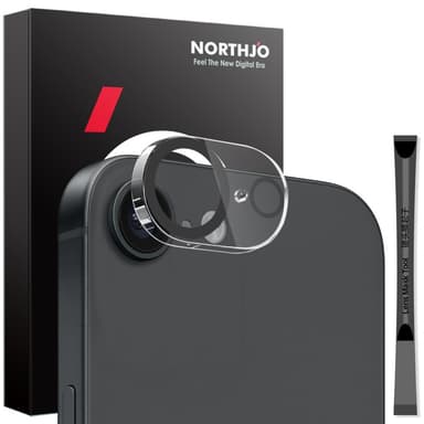 SKALO iPhone 16e NORTHJO Kamerasuoja - Läpinäkyvä