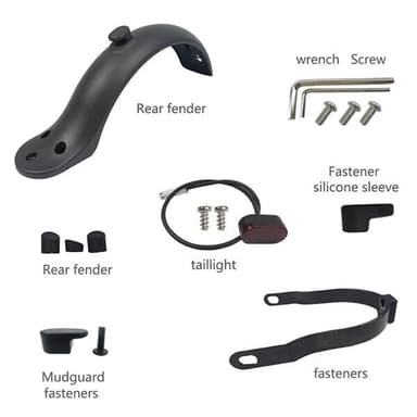 Roiskesuojapakkaus Xiaomi M365 / Essential / 1S Scooter / Pro 2 / Xiaomi Mi Electric Scooter 3