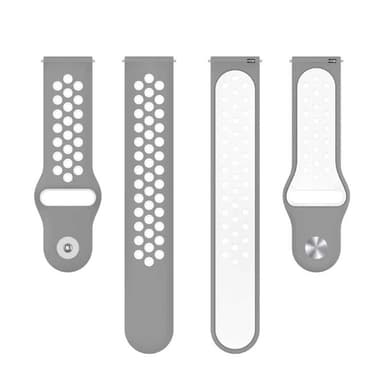 EBN Sport Kellon ranneke OnePlus Watch 3 - Harmaa/valkoinen