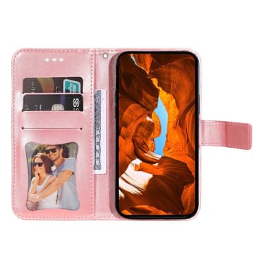 SKALO Motorola Moto G15 Power Mandala Lompakkokotelo - Pinkki