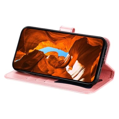SKALO Motorola Moto G15 Power Mandala Lompakkokotelo - Pinkki