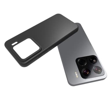 SKALO Xiaomi 15 Mattamusta Ultrahohut TPU Suojakuori - Musta