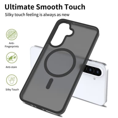 SKALO Samsung A36 5G Skin-touch Hybrid Suojakuori - Violetti