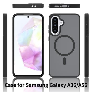 SKALO Samsung A36 5G Skin-touch Hybrid Suojakuori - Violetti