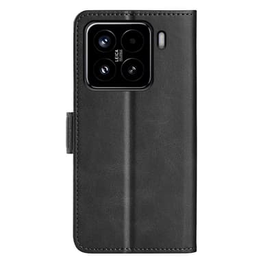 SKALO Xiaomi 15 Premium ID Lompakkokotelo - Musta