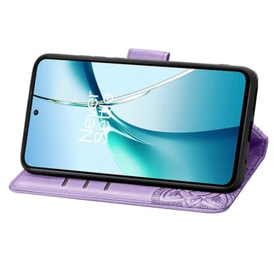 SKALO Nothing Phone (3a) 5G Mandala Butterfly Lompakkokotelo - Violetti