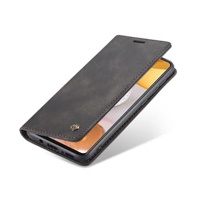 CASEME Retro Lompakkokotelo Samsung Galaxy S21+ (Plus) Musta
