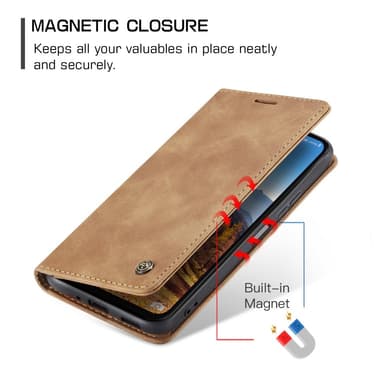 CASEME Retro Lompakkokotelo Samsung Galaxy A26