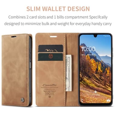 CASEME Retro Lompakkokotelo Samsung Galaxy A26