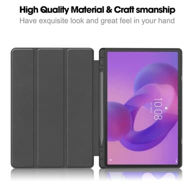 Lenovo Idea Tab Pro Case Tri-Fold jalustan suojus kynätelineellä - Rose Gold