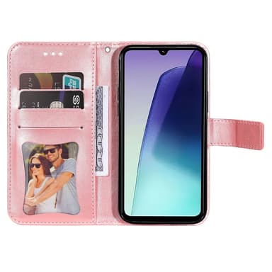 Xiaomi Redmi 14C Lompakkokotelo Kukka-Designilla ja Telineominaisuudella