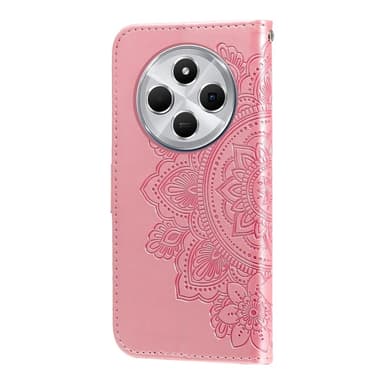 Xiaomi Redmi 14C Lompakkokotelo Kukka-Designilla ja Telineominaisuudella