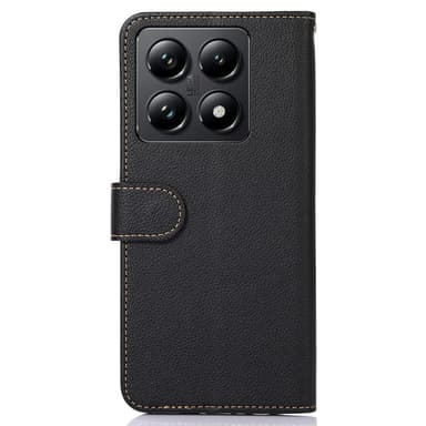 KHAZNEH Lompakkokotelo Xiaomi 14T Pro  - Musta punainen