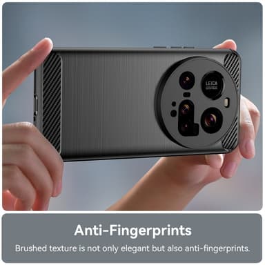 SKALO Xiaomi 15 Ultra 5G Armor Carbon Suojakuori - Musta