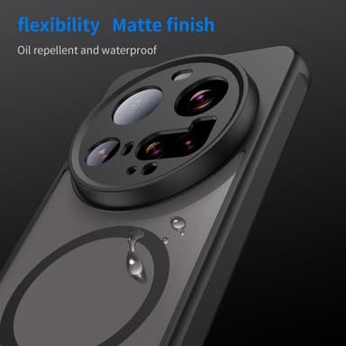 SKALO Xiaomi 15 Ultra 5G Matta Hybrid Suojakuori - Musta