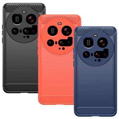 SKALO Xiaomi 15 Ultra 5G Armor Carbon Suojakuori - Musta