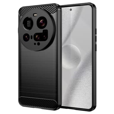 SKALO Xiaomi 15 Ultra 5G Armor Carbon Suojakuori - Musta
