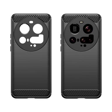SKALO Xiaomi 15 Ultra 5G Armor Carbon Suojakuori - Musta
