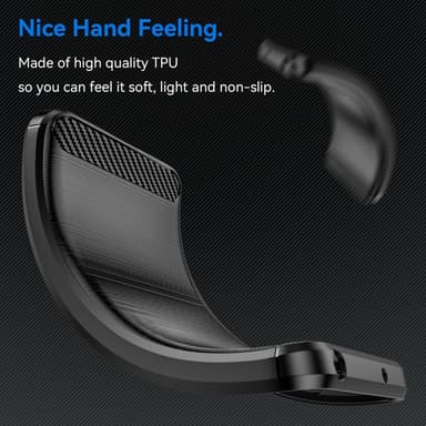 SKALO Xiaomi 15 Ultra 5G Armor Carbon Suojakuori - Musta
