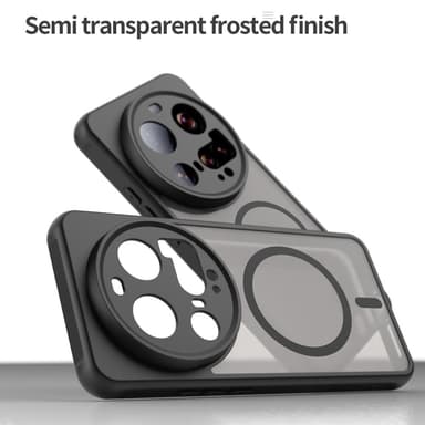 SKALO Xiaomi 15 Ultra 5G Matta Hybrid Suojakuori - Musta