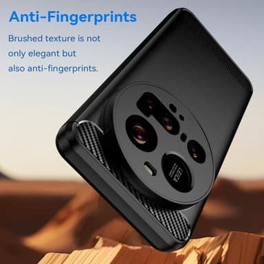 SKALO Xiaomi 15 Ultra 5G Armor Carbon Suojakuori - Musta