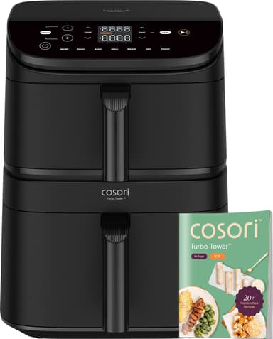 Cosori Turbo Tower kiertoilmakypsennin KAAPAFCSNEU0244Y (musta)