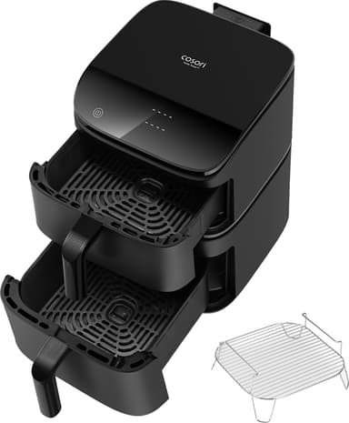 Cosori Turbo Tower kiertoilmakypsennin KAAPAFCSNEU0244Y (musta)