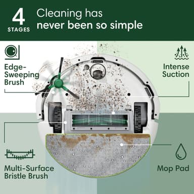 iRobot Roomba Combo 105 robotti-imuri Y311240 (valkoinen)