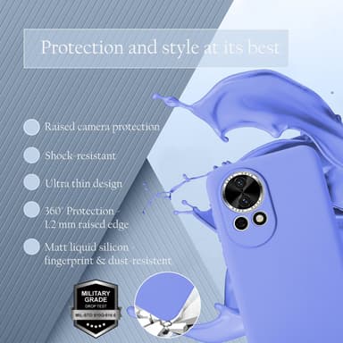 Huawei NOVA 13 Suojakuori Kotelo Case (violetti)