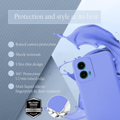 Motorola Moto G45 Suojakuori Kotelo Case (violetti)