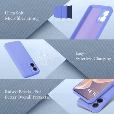 Motorola Moto G85 Suojakuori Kotelo Case (violetti)